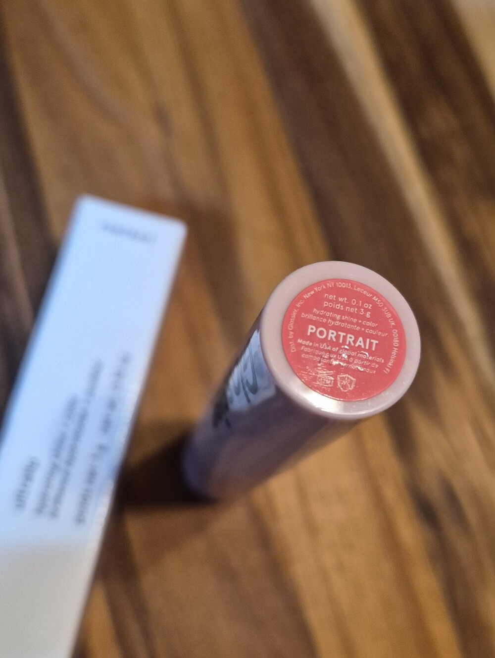 Glossier Ultralip Hydrating Shine + Color: Portrait, 3g, NIB - Picture 3 of 3